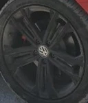 2020 Jetta Gli Oe Wheel 18X7-1/2 5 Double Spoke Black W/ Red Line Outer Lip Used. Price: $344.50.