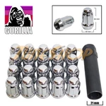 20 Gorilla Spline Tuner Lock Lug Nut 12X1.25 Acorn Wheel Rim Chrome Close New. Price: $32.25.