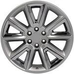 Hyper Black Wheel W/chrome Insert 20X8.5 For 1992-2023 Gmc Yukon RVO1153 New. Price: $332.95.