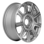 For Cadillac Dts 08-11 Alloy Factory Wheel 9 I-spoke Silver Machined Face 17X7 Used. Price: $268.35.