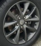 2018 Durango Oe Wheel 20X10 5 Spoke Double Black Noise Opt Wpf Dodge Used. Price: $286.20.