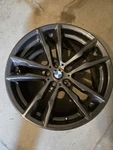 Bmw X5M X6M Black 21" Factory Oem Wheel Rim 612 2284652 Used. Price: $400.00.