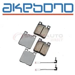 Akebono Euro Rear Disc Brake Pad Set For 1999 Mercedes-benz CLK430 4.3L V8 New. Price: $63.52.