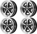 Set 17" American Racing Vintage VN501 500 Mono Cast 17X8 5X4.75 0MM Black Rims New. Price: $1140.00.