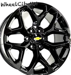 20" Gloss Black Snowflake 5668 Sfo Replica Rims Fits Chevy Tahoe Suburban 6X5.5 New. Price: $1069.99.