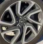 2020 Discovery Oe Wheel 22X9-1/2 5 Spoke Slanted Dark Gray Accents Land Rover Used. Price: $614.80.