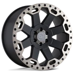 Black Rhino Warlord Matte W/ Machined Dark Tint Rim: 17X8, 5X127/5X5.0, 30 New. Price: $425.00.