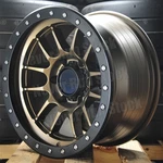 Falcon T7 6X139.7 6X5.5 17X9 -12 Offset Matte Bronze Spoke Truck Wheels New. Price: $1400.00.