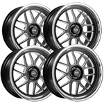 Staggered-ridler 611 20X8.5,20X10 5X4.5" 0MM Black/milled Wheels Rims New. Price: $1133.96.