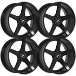 (SET-4) Impact Racing 504 18X8.5 5X114.3 40MM Gloss Black Wheels Rims Inch New. Price: $760.00.