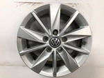 2015 Volkswagen Golf 15X6 Aluminum Wheel 10-SPOKE Silver Oe 5G0601025BA Used. Price: $108.00.
