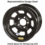 Bassett 58DC2I D-hole 15"X8" Wheel, 5X4.75 Bolt Pattern Gloss Black New. Price: $111.97.