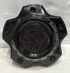 American Outlaw Wheels Black Gloss Custom Rim Center Cover # CAP068 Used. Price: $47.55.