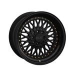 (1) Xxr 536 15X8 4-100 73.1 Hub +0 Offset Black / Gold Rivets Wheel Rim New. Price: $140.75.