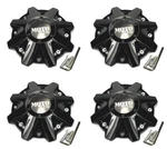 4X New Moto Metal Gloss Black Bolt On Wheel Center Caps 5/6/8 Lug MO201 MO970. Price: $96.00.
