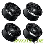 Dolce Luxury Trento 22X9 +18MM Glossy Black Wheel 22" Inch Rim New Set Of 4. Price: $2252.00.
