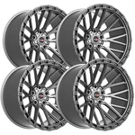 (set Of 4) Vortek VRT-608 20X12 5X5"/5X5.5" -44MM Gunmetal Wheels Rims 20" Inch New. Price: $1144.96.