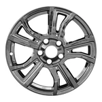 Refurbished 17X6.5 Painted Gloss Black Wheel Fits 2021-2024 Nissan Kicks Remanufactured. Price: $237.96.
