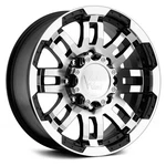 Vision 375 Warrior Wheel 17X8.5 (18, 8X165.1, 125.2) Black Single Rim New. Price: $192.05.