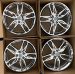 C7 Corvette Factory Stingray Wheels Oem Rims 2014-2019 Chrome 20X10 19X8.5 Used. Price: $1499.99.
