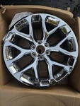 Chrome 22" Snowflake Wheels Rims For Chevy Silverado Suburban Tahoe Z71 CK158 Used. Price: $1800.00.