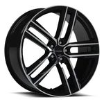 18X8.5 Vision 475 Clutch Gloss Black Machined Face Wheels 5X4.5 (32MM) Set Of New. Price: $963.84.