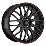 18X7.5 Maxxim 42B Maze Gloss Black W/red Racing Stripe Wheel 5X110/5X115 (45MM) New. Price: $285.71.
