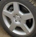 2008 Class Oe Wheel 164 Type ML550 19X8 Flat Spokes Amg Mercedes-benz Used. Price: $147.34.