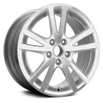 For Volkswagen Jetta 08-14 Alloy Factory Wheel Double 5-SPOKE Machined & Silver Used. Price: $317.42.