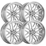 (set 4) Artem Off-road A207 Kosmo 20X10 8X180 -19MM Chrome Wheels Rims New. Price: $2036.00.