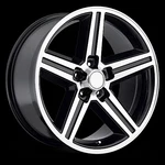 Rev Wheels 652MB-0950 Iroc Series- 20X9 4.5 Bs 5X5 -black/polished New. Price: $249.95.