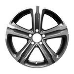 Refurbished 18X8 Machined Dark Charcoal Wheel Fits 2017-2019 Mercedes GLC300 Remanufactured. Price: $207.96.