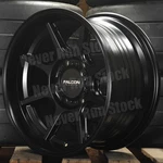 Falcon T8 6X139.7 6X5.5 17X9 -12 Offset Matte Black Spokes Truck 4 Wheels New. Price: $1120.00.