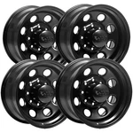 (set 4) Black Rock 997B Soft 17X9 8X170 -12MM Gloss Wheels Rims New. Price: $644.96.