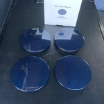 Volk Racing TE37,CE28N Wheel Center Flat"mag Blue "genuine Set Of 4 Pcs New. Price: $260.00.