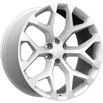 Performance Replicas PR177 Snowflake 24X10 6X5.5 +24MM Silver Wheel Rim Inch New. Price: $379.99.