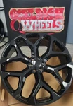 26" Inch Gloss Black Replica G09 +24 Snowflake Wheels Rims 348 CV98 Silverado 28 New. Price: $1789.80.