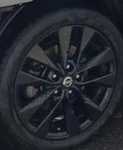 2018 Sentra Oe Wheel 17X6-1/2 10 Spoke Sr Black Nissan Used. Price: $170.66.