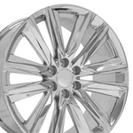 Oe Wheels CA91-24100-6550-28C 24" Replica Fits Cadillac Escalade 24X10 Chrome New. Price: $408.00.