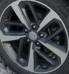 2021 Kona Oe Wheel 18X7-1/2 5 Spoke Black Hyundai Used. Price: $212.00.