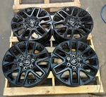 Set 4 New Takeoff 20" '22-'26 Toyota Tundra Black Wheels Free Shipping Oem Lt. Price: $995.00.