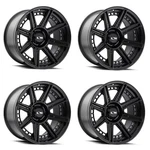 Set 20" Ion 149 20X9 Matte Black 6X5.5 Wheels -12MM Rims New. Price: $1331.96.