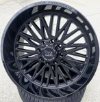4X New! 22X12 Evok EV503 Wheels All Gloss Black 8X6.5 8X165.1 Chevy Gmc Ram 2500. Price: $1876.00.