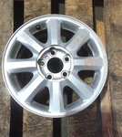 2005 Buick Lacrosse 8 Spoke Rim Wheel Silver 16" 16X6.5J Oem Used. Price: $90.00.