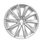 18X9.5 Painted Bright Sparkle Silver Wheel Fits 2014-2020 Jaguar Type Remanufactured. Price: $267.96.