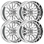 Inch 20X10 Hardcore HC101 Chrome Wheel Rim 5X5.5 5X139.7 -19 New. Price: $1956.00.