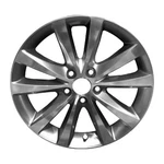 17X6.5 10 Spoke Alloy Wheel Polished And Painted Light Smoked Hypersilver 02489 Remanufactured. Price: $327.89.