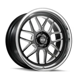 Ridler 611-7861GBMD Gloss Black/milled With Diamond Cut Lip 17X8 New. Price: $258.99.