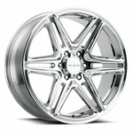20" Vision 476 Wedge Chrome 20X9 Wheel 6X120 30MM Street Truck Suv Rim New. Price: $432.40.