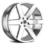 Strada Coda Wheel 22X9.5 (15, 5X114.3, 72.6) Chrome Single Rim New. Price: $514.00.
